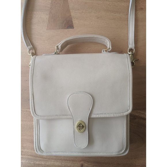 None Handbags - Cream Station Handbag